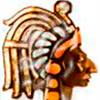 Символ Aztec Gold - Воин Ацтек