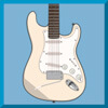 Символ Jimi Hendrix - Белая гитара